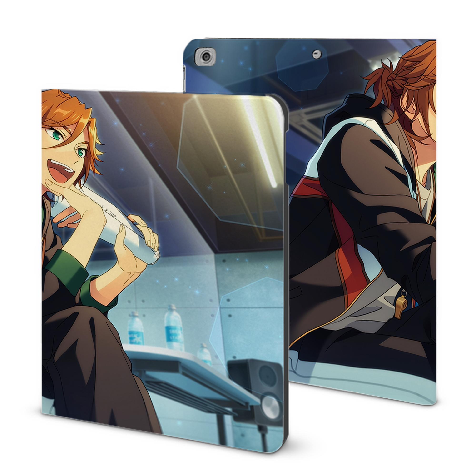 （画像用） あんさんぶるスターズ! Ensemble Stars IPad ケース ブック型 PUレザー TPU 耐衝撃 軽量 薄型 ペン収納なし 全面保護 IPad 各モデル対応